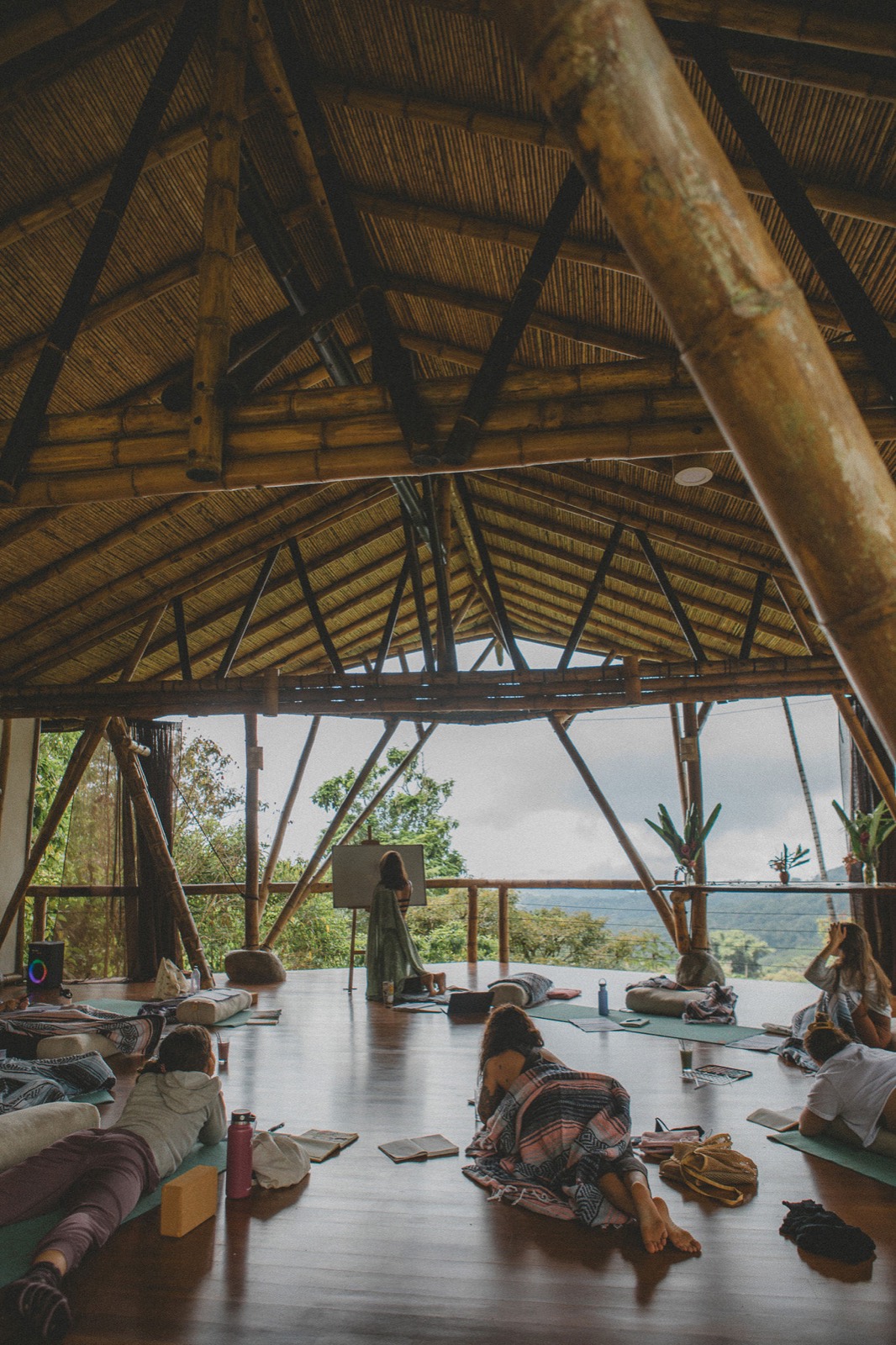 Wellness retreat, ceremony or group gathering at Metamorfinca retreat center in Costa Rica — view 2