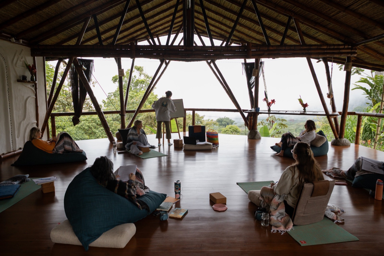 Wellness retreat, ceremony or group gathering at Metamorfinca retreat center in Costa Rica — view 41